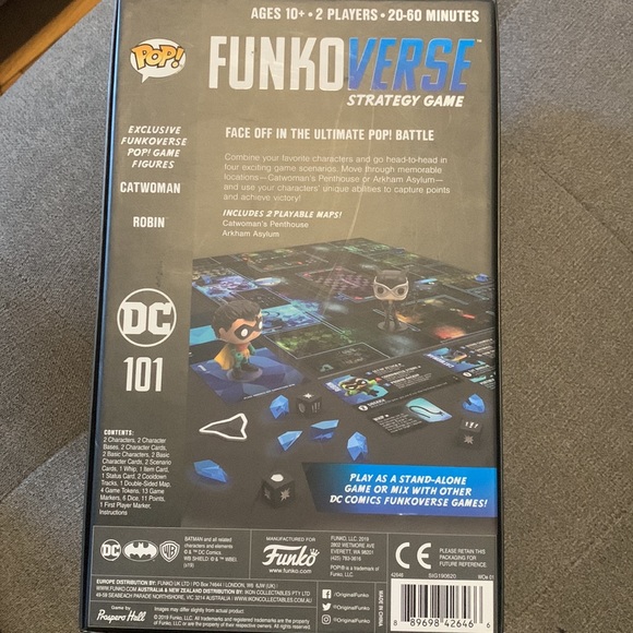 Funko Pop - Funkoverse Strategy Game - DC version with Robin and Catwoman - Picture 4 of 4